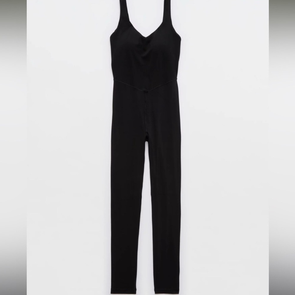 OFFLINE by Aerie Real Me Lowkey Black Legging Bodysuit - Picture 3 of 10